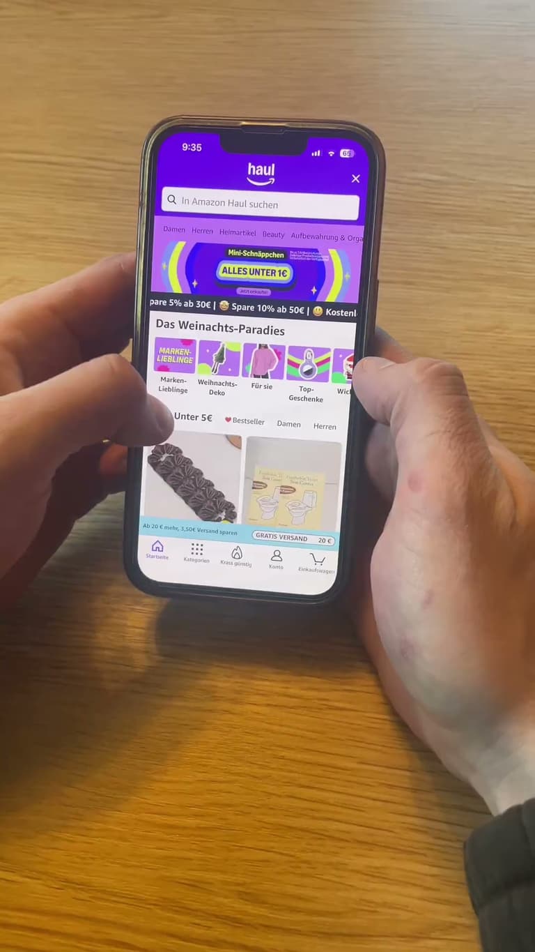 Amazon, Spokesperson · UGC Video vom UGC Creator Benjámin Ágel